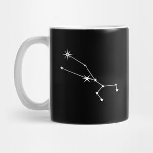 Taurus on Black Mug